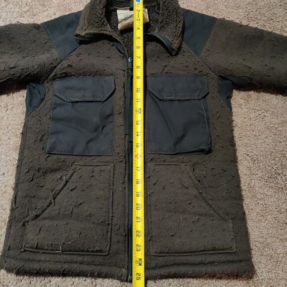 US.ARMY DLA100-90-C-0376 Jacket Coat Mens Size Small Brown Black Full Zip - Picture 8 of 8